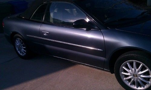 2002 chrysler sebring lxi convertible 2-door 2.7l