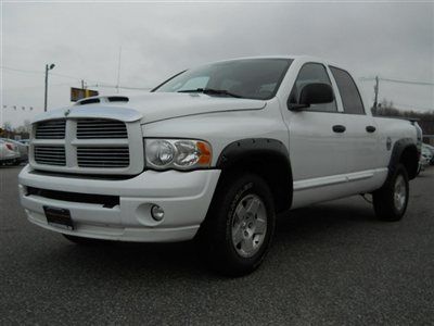 We finance! quad cab slt 4x4 5.7l hemi racing seats flares alloys carfax cert!