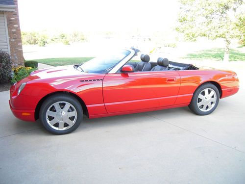 2002 ford thunderbird premium  **** 80 original miles****