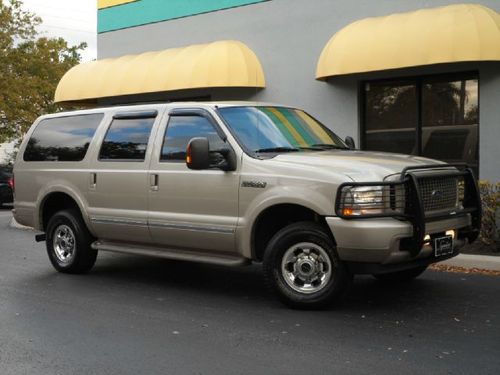 2004 ford excursion limited 4wd 6.0l powerstroke turbo diesel 3rd row