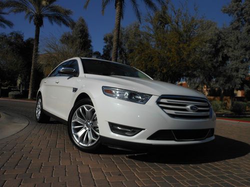 2013 taurus limited.leather/navi/19's/blis/camera/sensors/loaded/super low miles