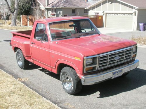 1983 ford f100 f-100 short bed step side pickup plus offy 4bbl &amp; extra parts