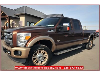 2011 ford f350 king ranch diesel 4x4 crewcab leather clean vincent motor company