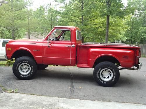 1972 chevrolet pickup 4x4 short bed step side