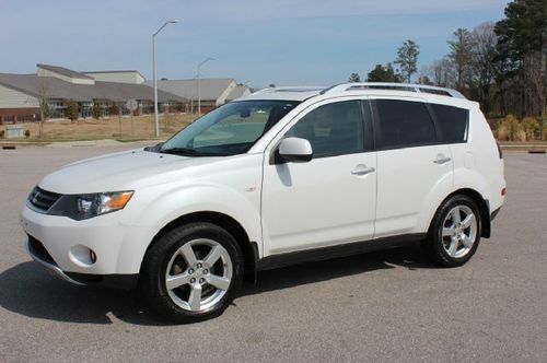 2007 mitsubishi outlander xls 4x4 pearl navigation third row rockford sound