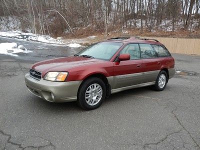 04 subary outback all wheel drive dual sun roof good condition no reserve