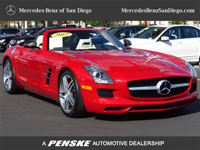 2012 mercedes-benz sls - only 672 miles - exporters welcome - low reserve