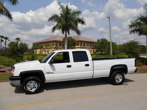 2005 florida chevrolet silverado 2500 hd crew cab 2wd duramax diesel! 1-owner!