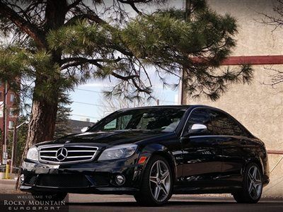 2009 mercedes-benz c63 amg sedan loaded factory warranty