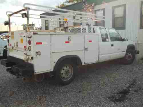 2000 chev service truck 4x4 hy-rail railroad truck, image 2