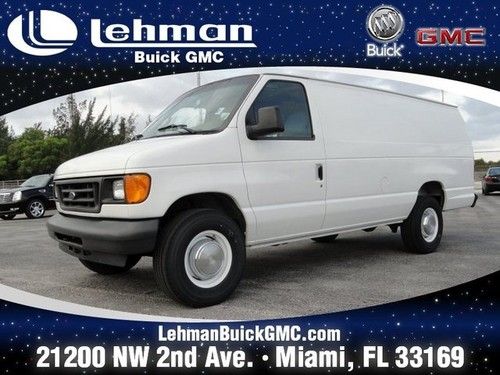 06 ford e350 diesel extended cargo van e 350 econoline clean florida