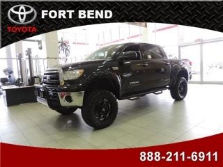 2013 toyota tundra 4wd truck crew max 5.7l ffv v8 6-spd at   lift kit leather