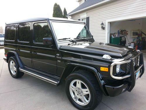 2002 mercedes-benz g500 sport utility 4-door 5.0l