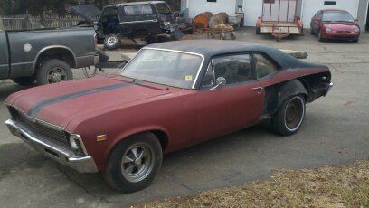 1969 chevrolet nova base coupe 2-door 5.7l