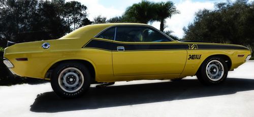 1970 dodge challenger t/a 340 six pak