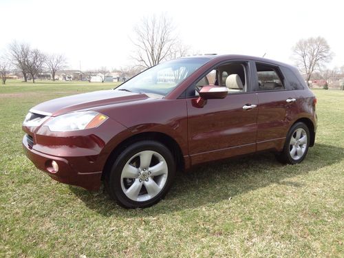 2009 acura rdx_28k_2.3l turbo_awd_blurtooth_moon_htd seats_rebuilt_no reserve