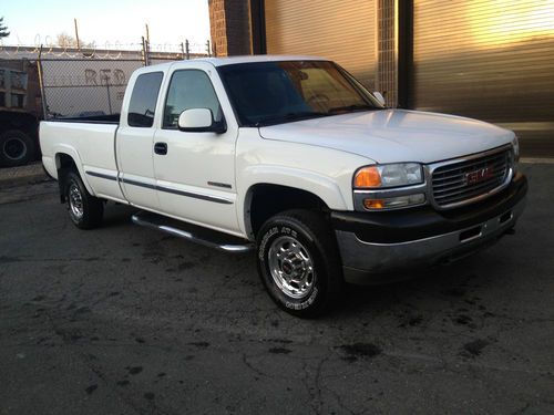 2001 gmc sierra 2500 hd slt extended cab pickup 4-door 6.0l ford,plow,chevy 4x4