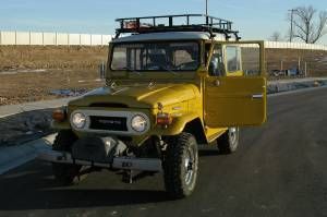 Rare original 1977 toyota fj40 land cruiser w/factory pto winch