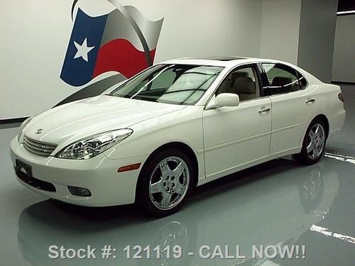 2003 lexus es300 leather sunroof chrome wheels 62k mi texas direct auto