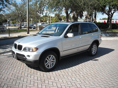 2005 bmw x5 3.0i sport utility 4-door 3.0l awd 1 owner fla truck like new