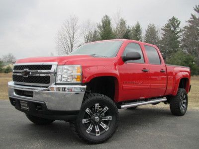 2012 chevrolet silverado 2500hd 4x4 duramax diesel, lifted, 20" wheels, leather