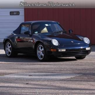 1995 blue! convertible 993 ac ps pb leather power top power seats power mirrors