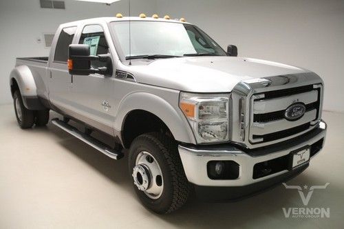 2013 drw lariat crew 4x4 fx4 navigation sunroof leather heated v8 diesel