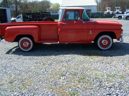 1963 chevy custom cab long wheelbase stepside, big back window