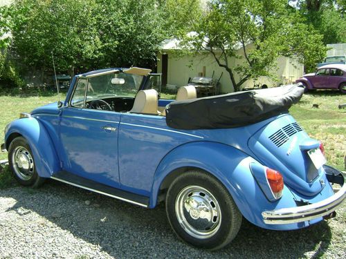 1972 volkswagen beetle base 1.6l convertable