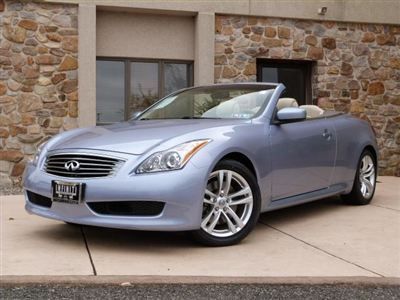 2009 infiniti g37 convertible automatic, premium, navigation, technology, wood
