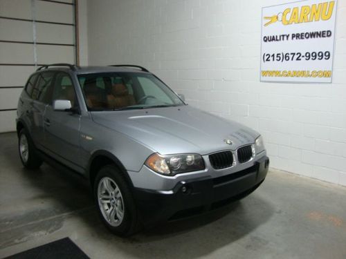 2004 bmw x3 awd serviced new tires a rare 6 spd manual clean carfax