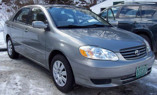 Mint 2004 toyota corolla le sedan 4-door 1.8l orig owner, 43250 mi, no accidents