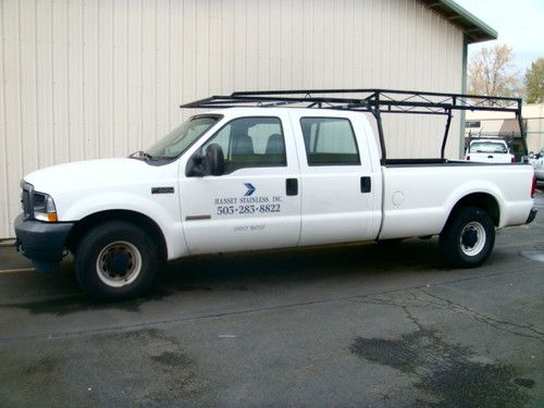2004 white ford f350 super duty crew cab xl pickup 4d 8ft - 75,275 miles