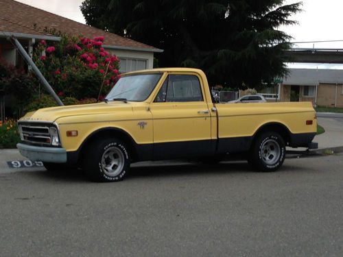 1968 chevy c10 short bed pickup 350 4spd, runs great,