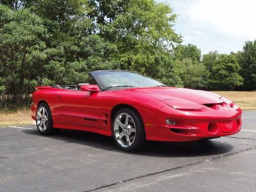 2001 pontiac firebird trans am convertible 2-door 5.7l