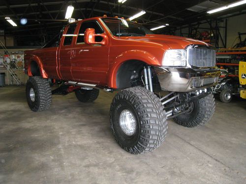 2000 ford f-250 lifted monster truck 46" mickey thompson baja claw psd **look**