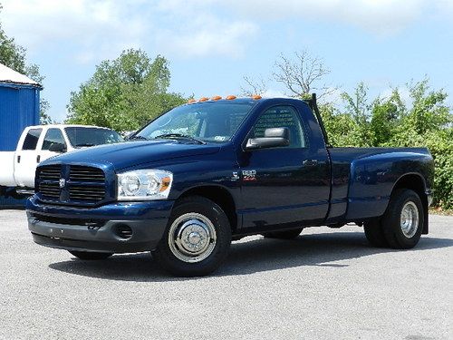 2008 dodge ram 3500 6.7l cummins dually 6 speed manual custom bumpers long bed