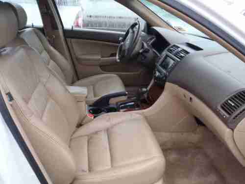 2006 Accord EX w/Leather, Navigation, White 4cyl Sunroof Heated Leather, US $10,000.00, image 8