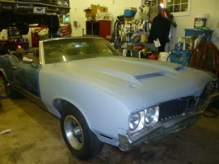 1970 oldsmobile 442 convertible w/ possible parts car