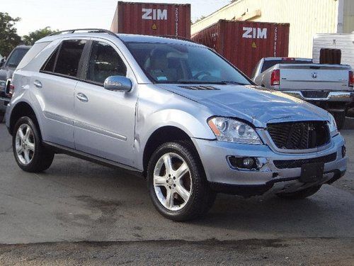 2008 mercedes-benz ml-350 salvage repairable rebuilder only 42k miles runs!!!