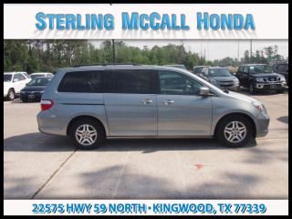 2005 honda odyssey ex-l w/ rear dvd system leather,sunroof,8 pass seats