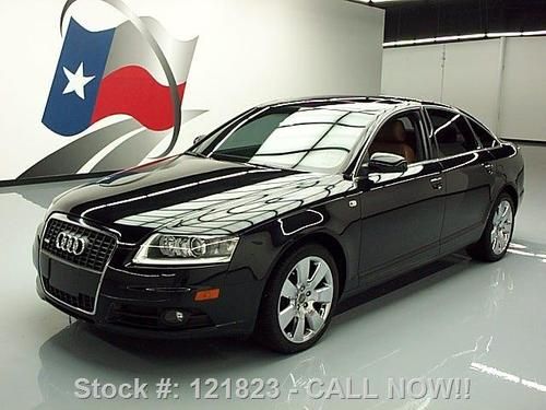 2008 audi a6 s-line leather sunroof nav rear cam 49k mi texas direct auto