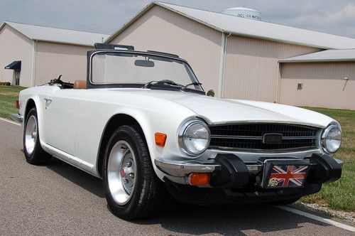 1976 triumph tr6 4 speed historic vintage english roadster running car w needs