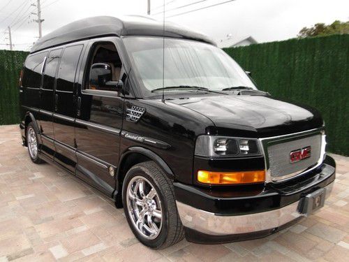 2010 gmc conversion custom high top van explorer lmt se loaded navi one owner