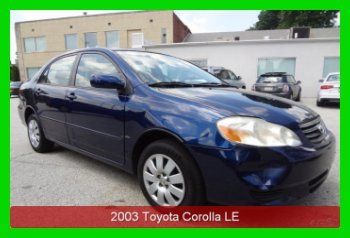 2003 toyota corolla le power windows and locks clean carfax