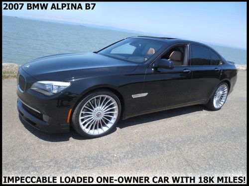*pristine one-owner 2011 bmw alpina b7 18k miles factory warranty $129k new!+