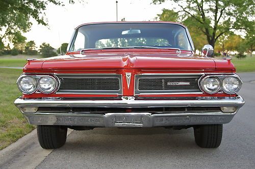 1962 pontiac catalina red exterion black interior low milage