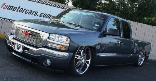 2006 gmc sierra 1500 ext cab custom slammed on 24s