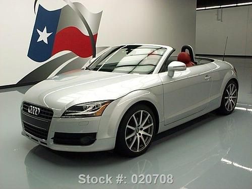 2009 audi tt 2.0t premium plus roadster red leather 48k texas direct auto