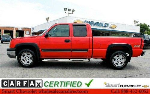 Used chevrolet silverado 4x4 extra cab low miles automatic pickup trucks 4wd v8